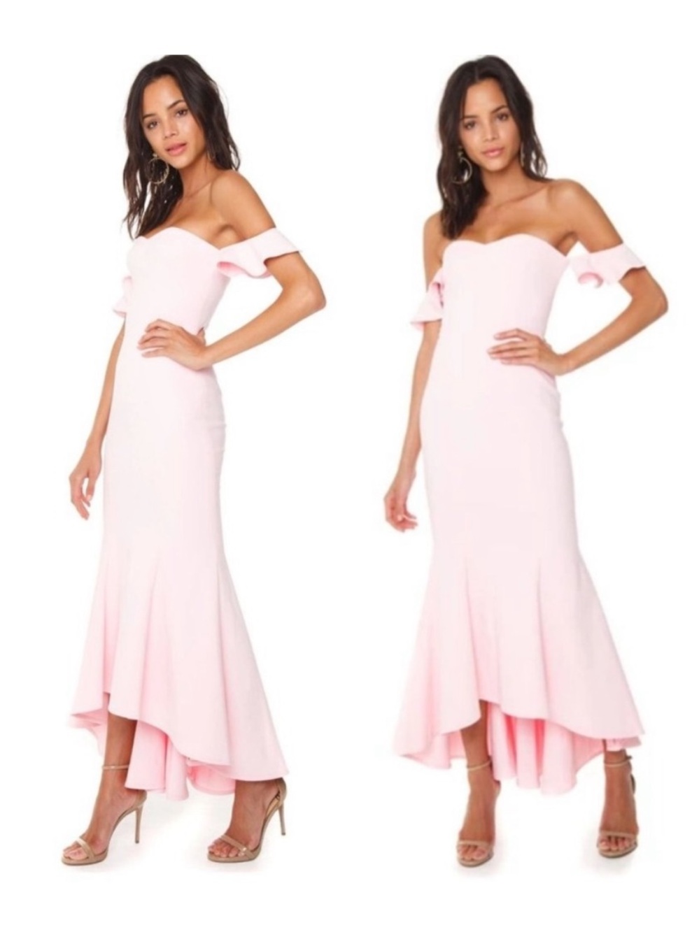 LIKELY Sunset Gown Dress in Pink